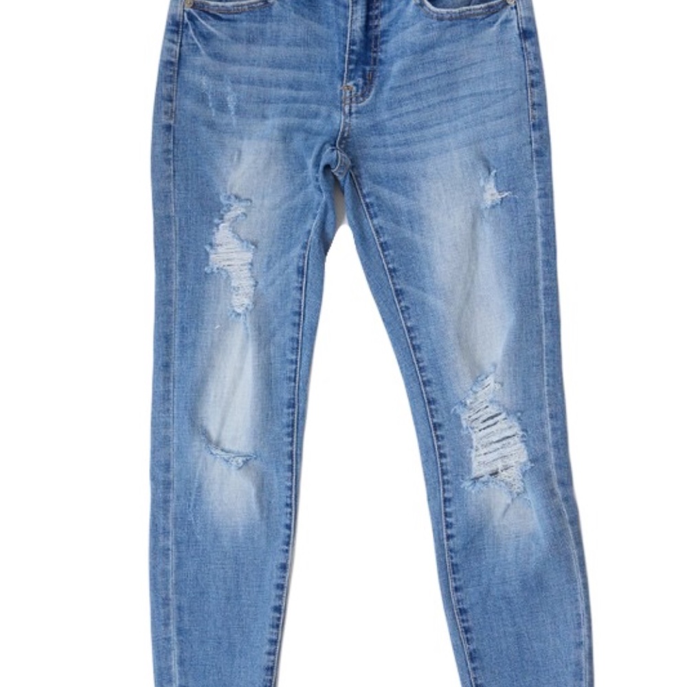 Mid Rise Ankle Skinny Jeans - Picture 10 of 14